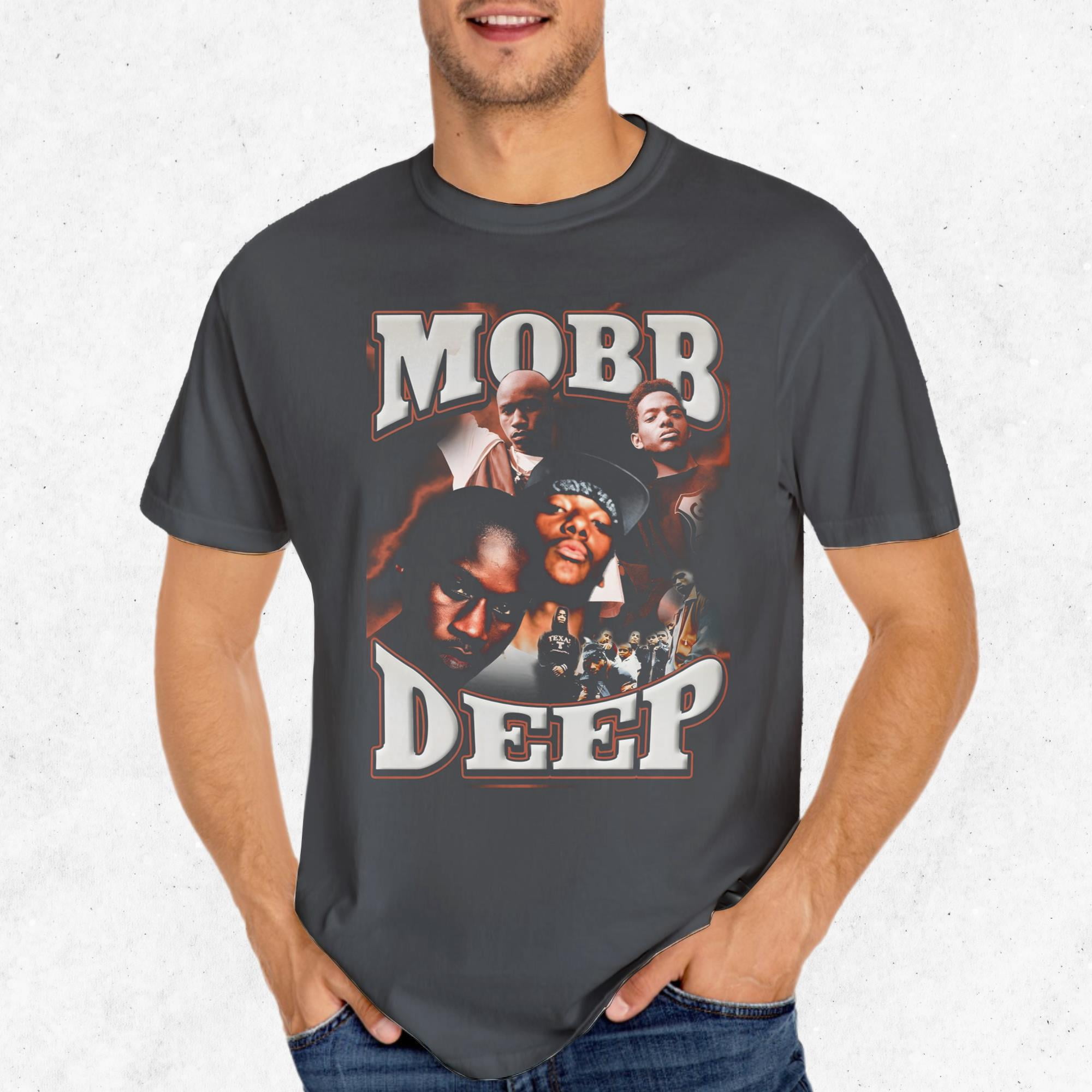 Mobb Deep Vintage Hip Hop T-Shirt - Rap Legends Graphic T Mobb Deep Vintage Hip Hop T-Shirt - Rap Legends Graphic T