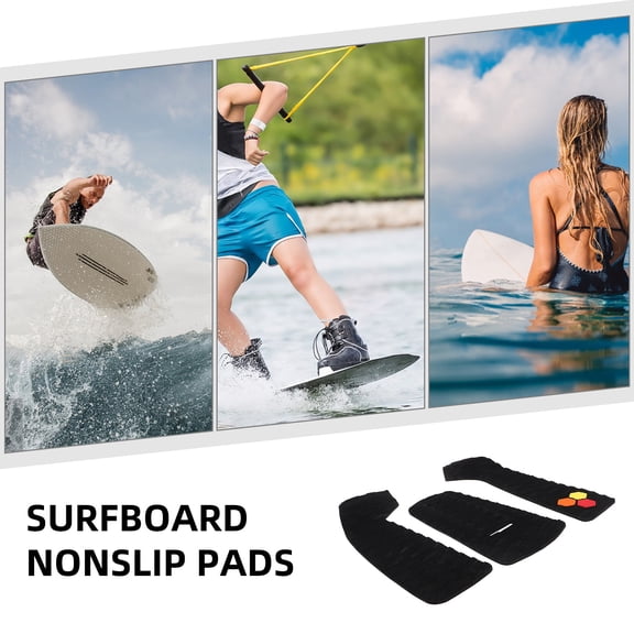 Mobestech 1 Set Anti Slip Surfboard Traction Pads EVA Enhanced Control For Water Sports