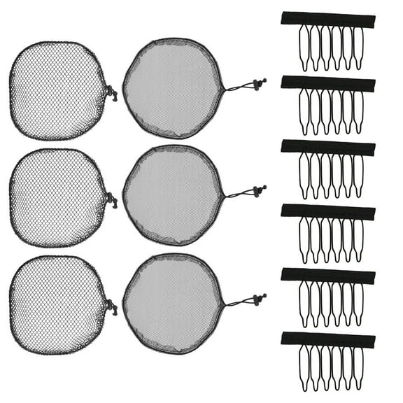 Mobestech Weave Hairnet Fabric Elastic Properties for Adult Women Different Occasions 1 Set