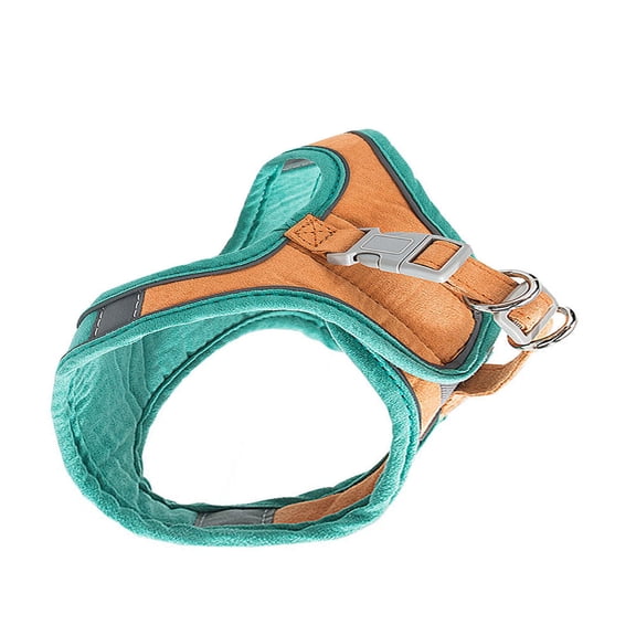 Mobestech 1 Set of Pet Traction Strap for Cat in Orange Synthetic Material Adjustable