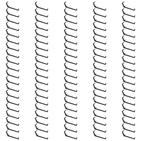 Mobestech Adjustable Plastic Plant Branch Benders Black for Indoor Outdoor Use 100Pcs