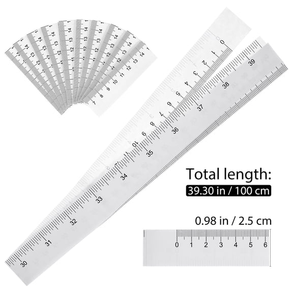 Mobestech 100Set Disposable Paper Measuring Tape for Wound Measurement Applications