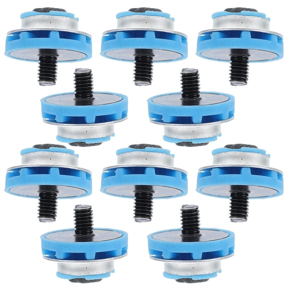 Mobestech 10pcs Galvanized Iron Hardware Nuts for Mini PC Assembly and Mini Computer Repairs, Ideal for Back to School Projects