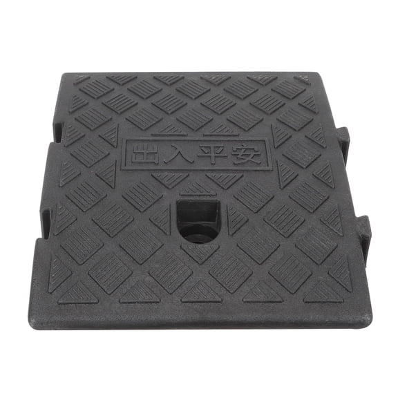 Mobestech Anti-Slip Plastic Ramp Mat for Road and Car Black Outdoor Use