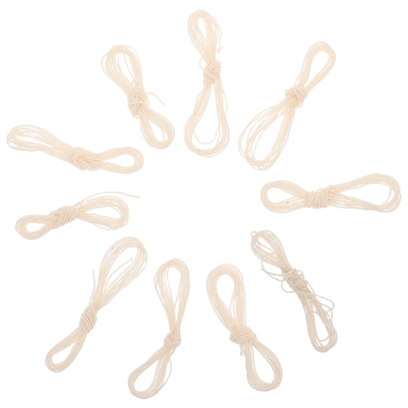 Mobestech 10pcs Cotton Strings for Crafts and Erhu Tuning, Ideal for Beginners and Professional Musicians