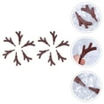 thumbnail image 1 of Mobestech 120pcs Retro Baubles Snowman Hand Branch Antler Accessories for Holiday Decoration, 1 of 8