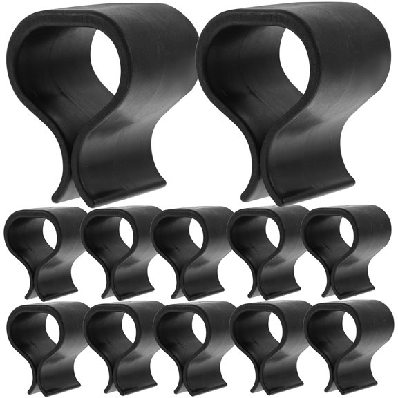 Mobestech 12Pcs Patio Furniture Clips Black for Rattan Wicker Sofa Sectional Chair Connectors