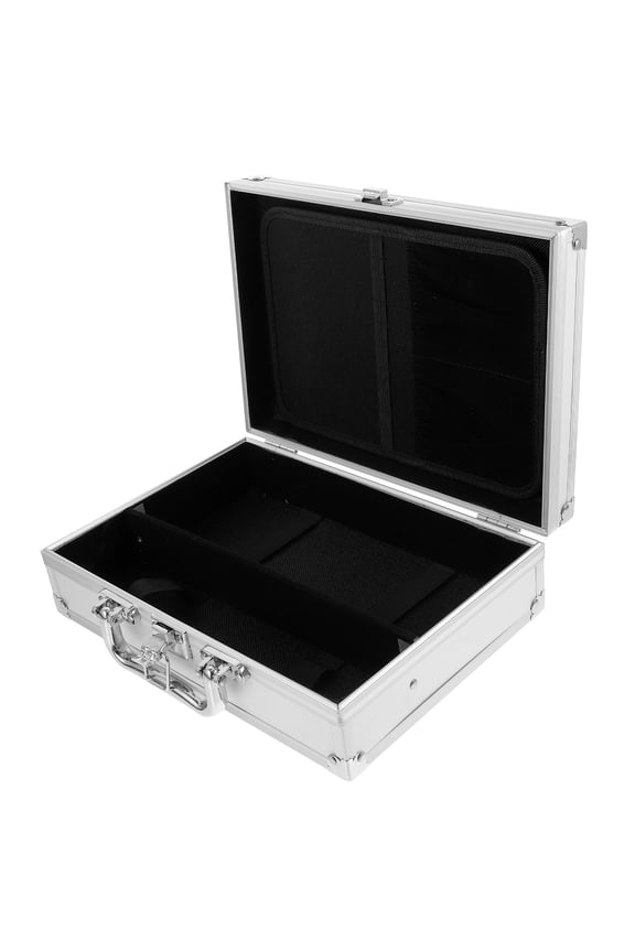 Stylish Metal Briefcase Lightweight Portable Workstation for Storage