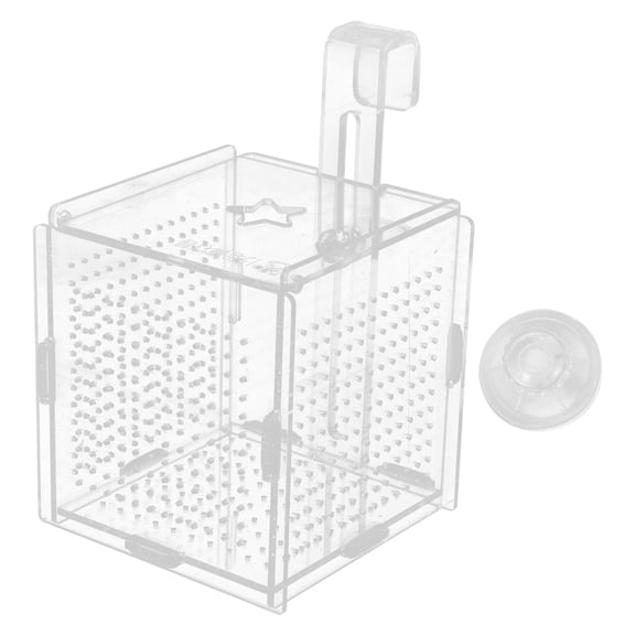 Mobestech 1Set Aquarium Fish Holding Box Transparent Acrylic Easy Installation and Storage