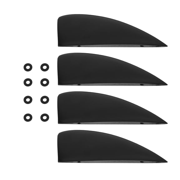 Mobestech Black Paddleboard Surfboard Accessory PVC Center Fin Detachable