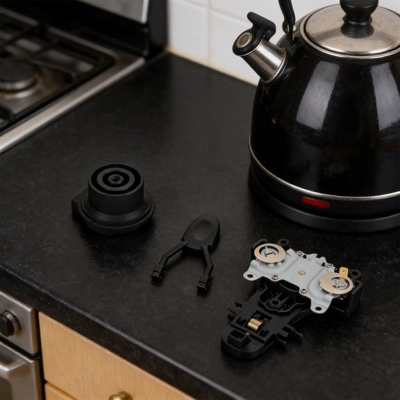 Mobestech Electric Kettle Temp Control Base Black with Thermostat and Safety Feature 1Set