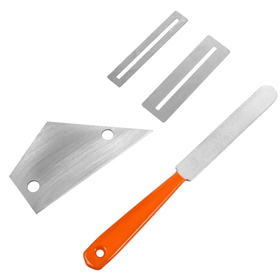 Mobestech 1Set Guitar Fret File and Leveling Ruler Tool Set with Stainless Steel Protector for Fingerboard Care