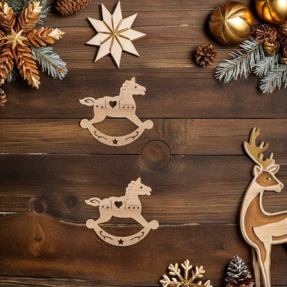 Mobestech 1Set Hanging Wood Slices Light Yellow Natural Wood Tags for Family Craft Projects