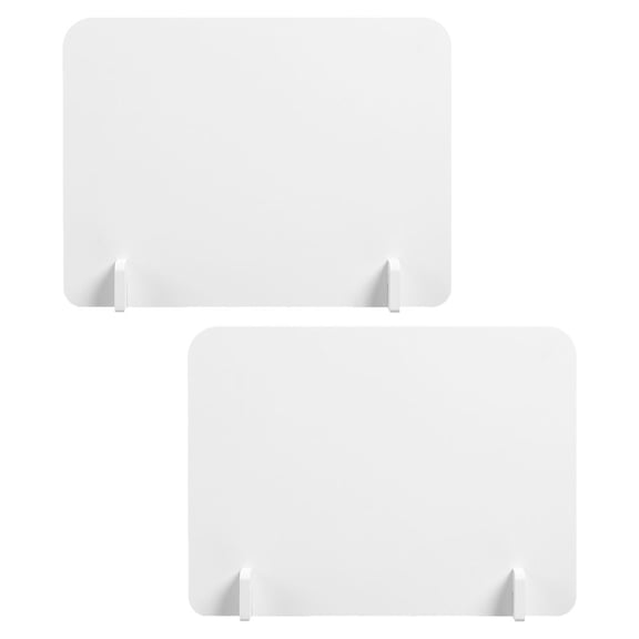 Mobestech 1Set PVC Desk Privacy Panel for Student and Office Desks Stable Multipurpose Partition Board