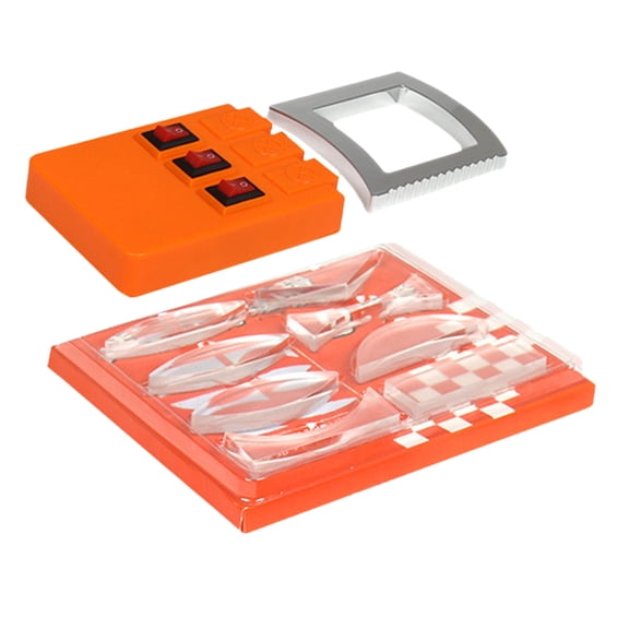 Mobestech 1Set Physics Science Optical Experiment Set with Multifunction Reflector Refraction and Optical Prism for Labs