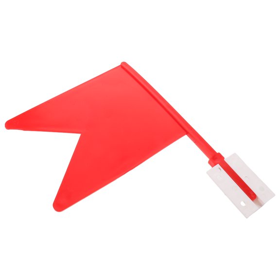 Mobestech 1Set Portable Red Equestrian Direction Flag for Horse Training and Show Jump Course Marking