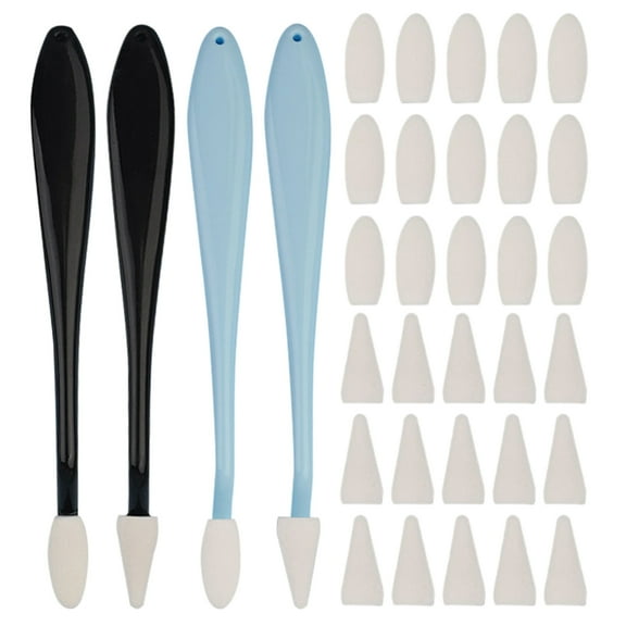 Mobestech 1 Set Assorted Blenders with Replaceable Sponge Tips for Sketching, Highlighting, and Smooth Blending