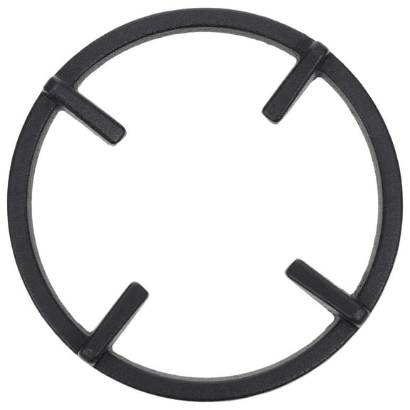 Mobestech 1Set Stove Support Rack Cast Iron Black Heat Even Distribution Professional Cooks Kitchen Use