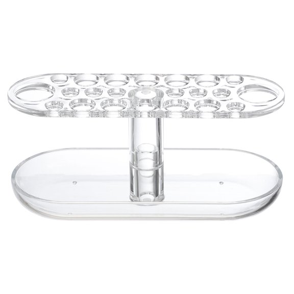 Mobestech 1pc Makeup Brush Holder Makeup Brush Air Drying Stand Rack Organizer Shelf