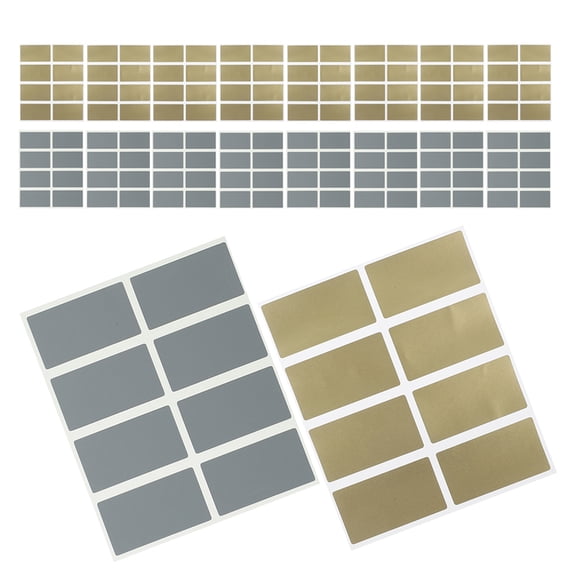 Mobestech 200Pcs Self Adhesive Scratch Off Stickers in Assorted Colors for Creative DIY Projects