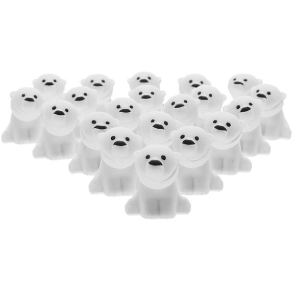Mobestech 20Pcs Polar Animal Erasers for Pencils Supplies