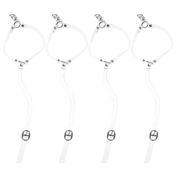 Mobestech Clear Heel Fixators PVC for High Heels Comfortable and Reusable 2Pairs