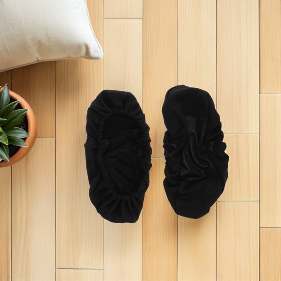 Mobestech 2Pairs Elastic Washable Armrest Covers for Computer Chair Breathable Fabric Sleeve Black