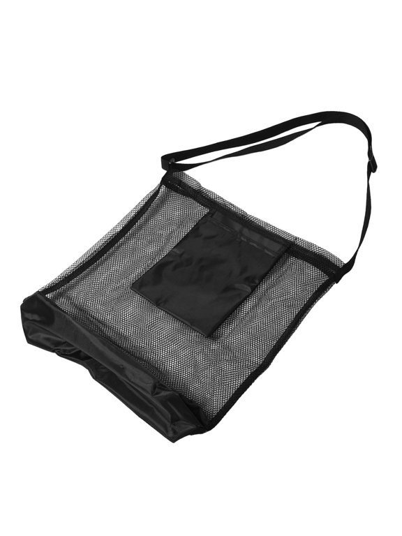 2pcs Large Foraging Bag Black Oxford Cloth Mesh Harvesting Shoulder