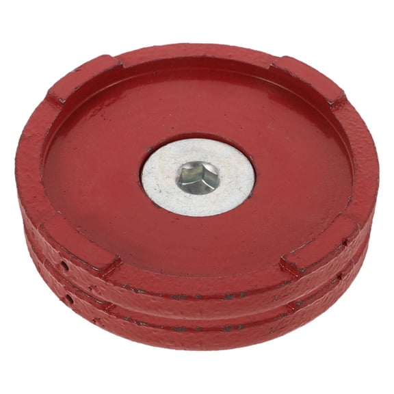 Mobestech 2Pcs Durable Red Trailer Jack Block with Horizontal Design Universal Front Wheel Tray for Cars