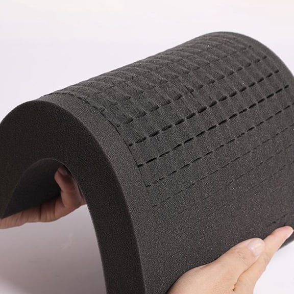 Mobestech 2-Pack Black Foam Cushion Inserts for Shipping Boxes, Protective Packaging Pads for Secure Shipping