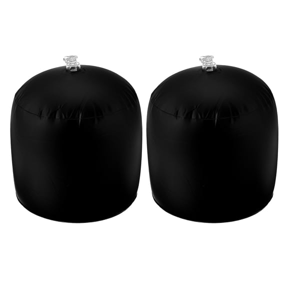Mobestech 2Pcs Inflatable Hat Rack Black Plastic Baseball Cap Form Shaper for Tabletop Display