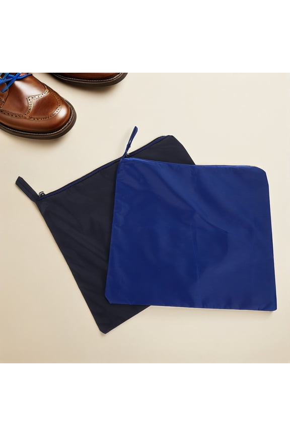 2Pcs Waterproof Oxford Fabric Raincoat Storage Bags for Cycling Outdoor Travel