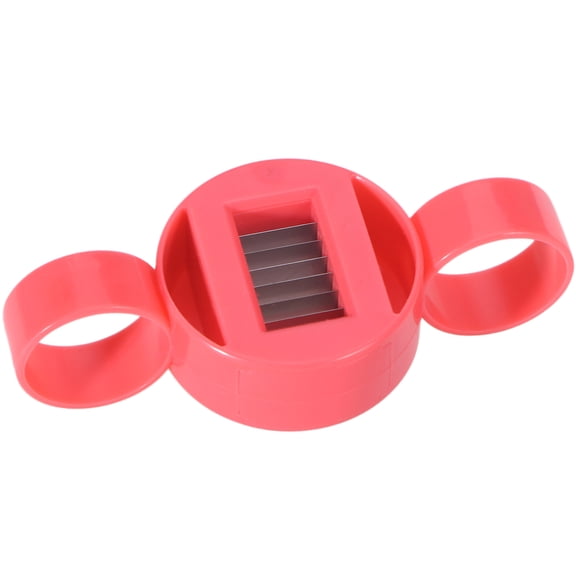 Mobestech 2Pcs Plastic Bean Cutter with Ergonomic Handles for Efficient Kitchen Bean Preparation