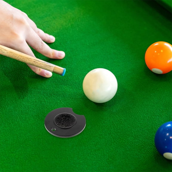 Mobestech 2Pcs Pool Cue Stick Tip Scuffer Aluminum Alloy for Smoothening and Refinishing Tips