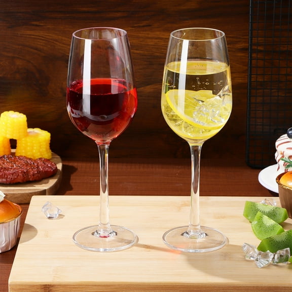 Mobestech 2Pcs Pool Wine Glasses Floating Drinking Cups Shatterproof Material for Beach Party