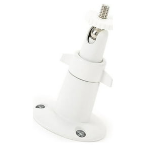Mobestech 2Pcs Cctv Camera Bracket White Metal ABS with 360 Degree Swivel and Tilt