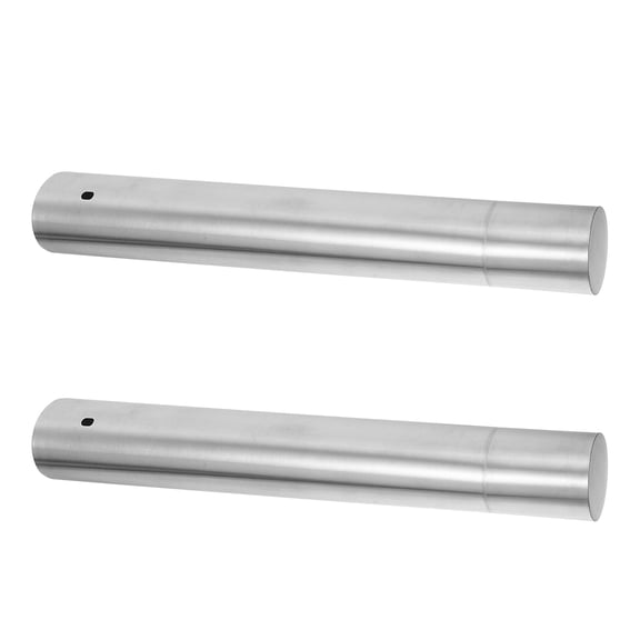 Mobestech 2-Pack Plated Metal Birth Certificate Holder Tube, Document Storage Organizer