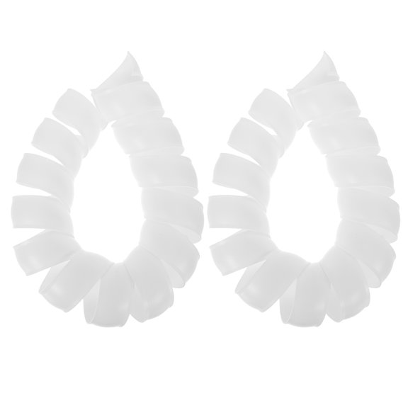 Mobestech 2Pcs White Spiral Tree Wrap for Plant and Sapling Protection with Easy Installation