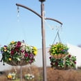 thumbnail image 1 of Mobestech Metal Flowerpot Stand White Hanging Bracket for Indoor Plants 2Pcs, 1 of 8