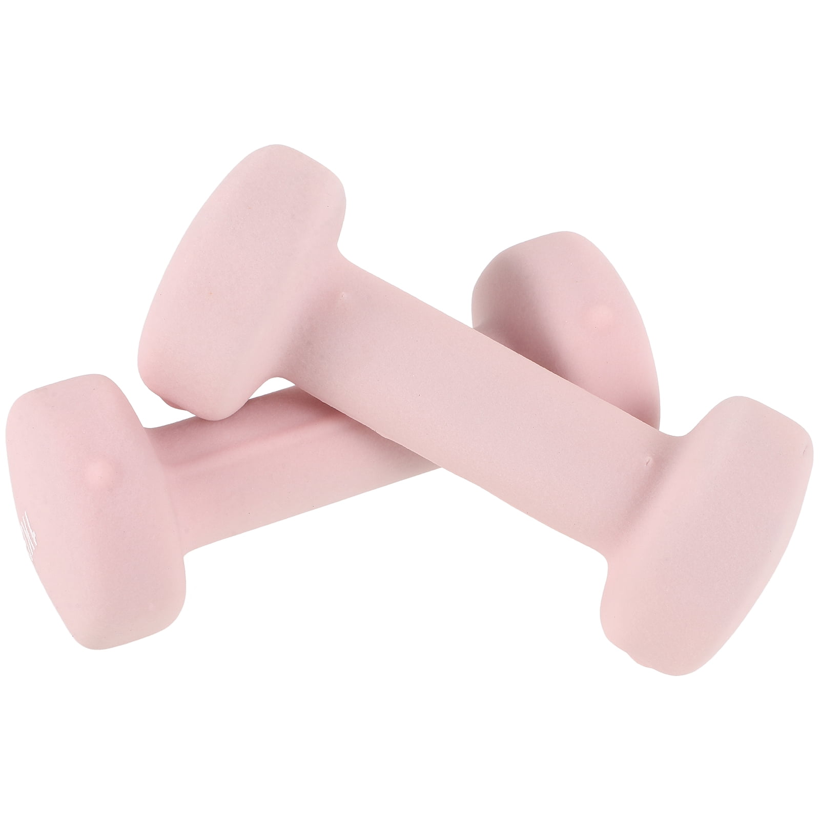 Mobestech 2Pcs Pink Cast Iron Dumbbells Hand Weights for Home Gym Strength Training