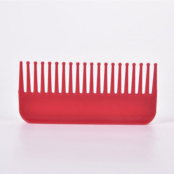 Mobestech 3Pcs Plastic Hairbrush Wide Teeth Comb for Styling Lightweight Durable Smooth Detangling
