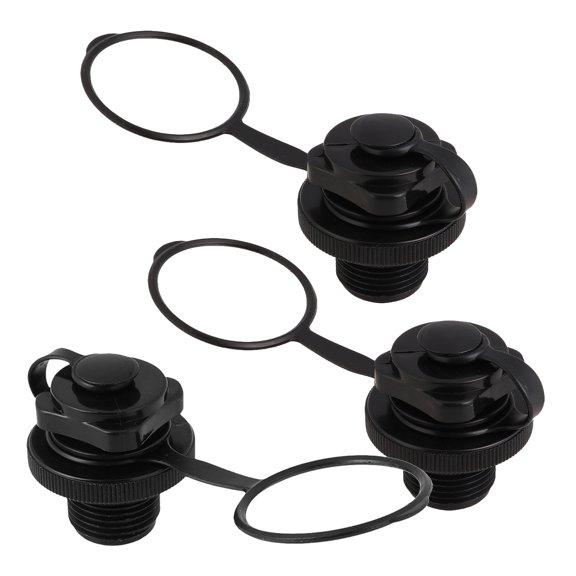 Mobestech 3Pcs Screw Type Air Valve Replacement for Inflatable Pool Boats Kayaks with Anti-Leakage Spiral Thread
