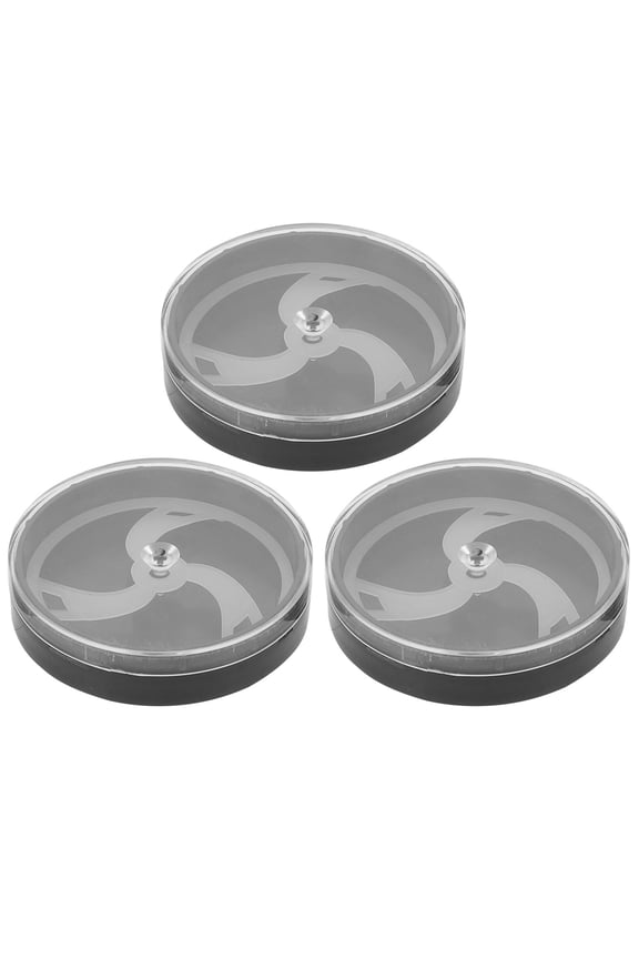 3Pcs Shockproof Watch Box Transparent Storage Case Portable for Travel