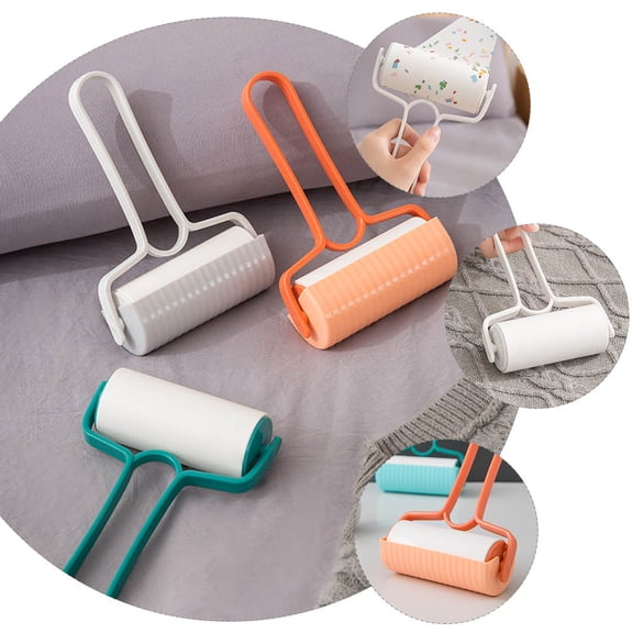 Mobestech 3Set Reusable Lint Roller For Hair Removal Light Blue PP