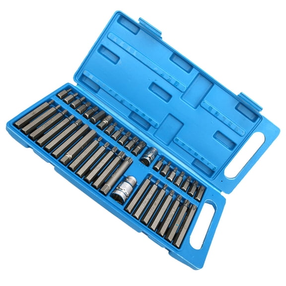 Mobestech 40Pcs Auto Repairing Socket Set with Assorted Colors for Workshop and Garage Use