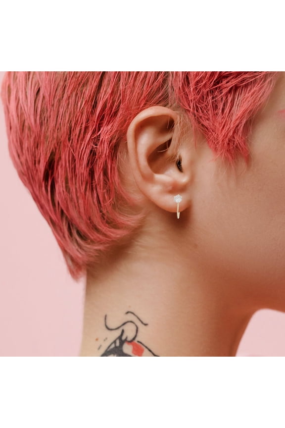 4 Pieces Rhinestone Ear Wraps Adjustable Non-Piercing Ear Cuffs Elegant Jewelry Accessories
