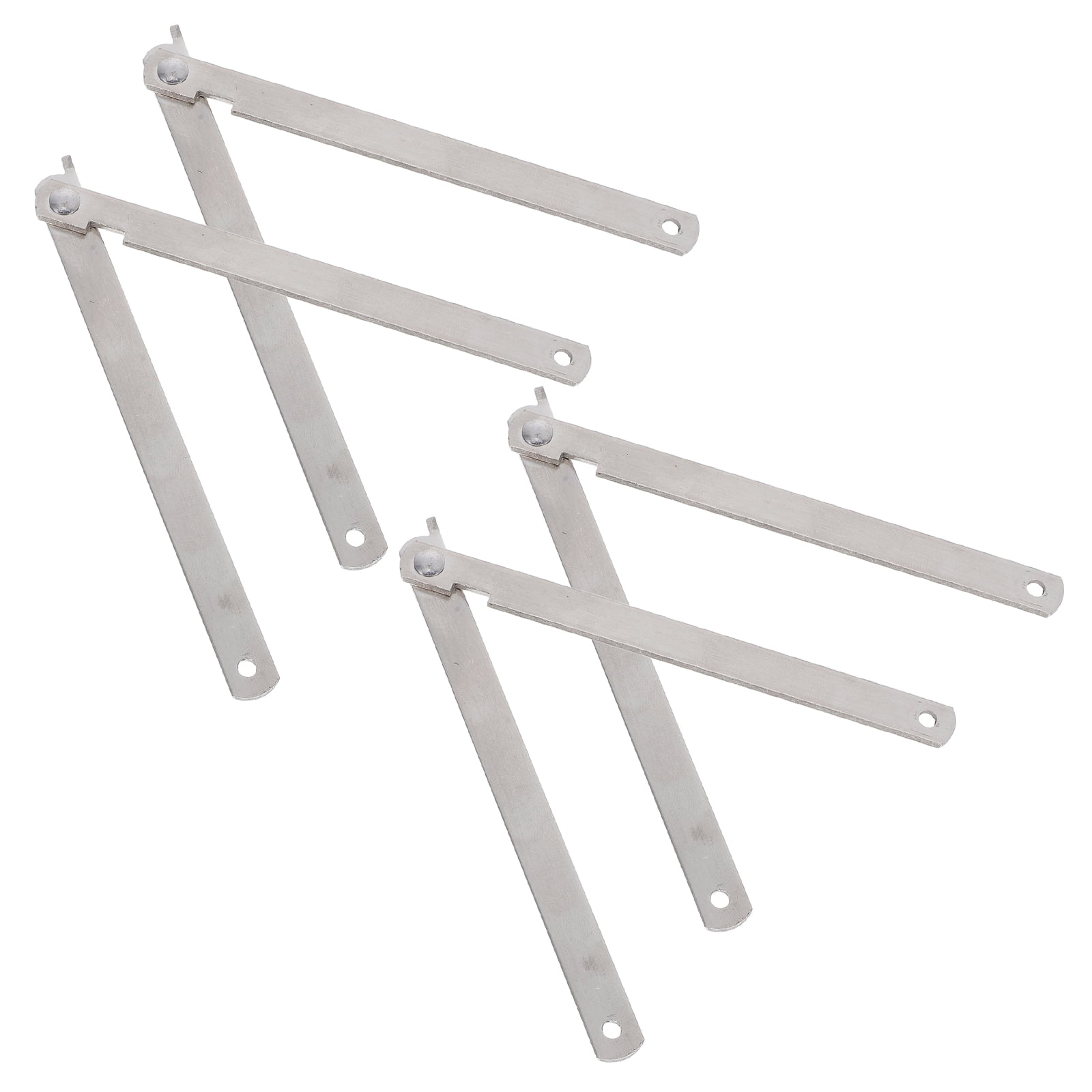 Mobestech 4-Pack Heavy Duty Stainless Steel Folding Lid Support ...