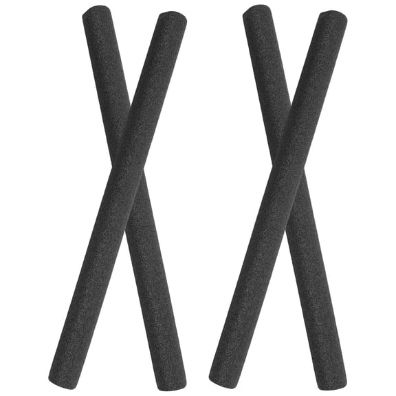 Mobestech 4-Pack Black Floral Foam Cylinders for Flower Arrangements, Stable Support and Easy Crafting Supplies