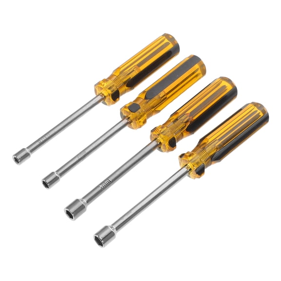 Mobestech Hexagonal Screwdriver Set Multi Color Chromium Vanadium Steel for Decor Versatile and Durable 4Pcs