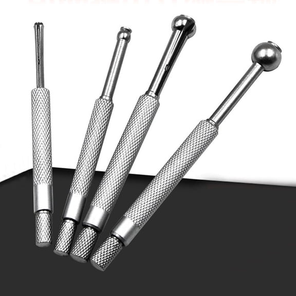 Mobestech 4Pcs Multifunction Carbon Steel Bore Gauge Set for Small Hole and Cylinder Measurement